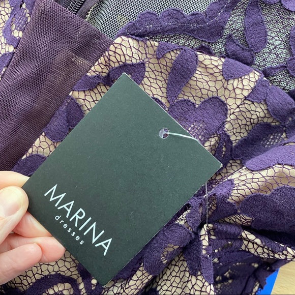 NWT Marina Sleeveless Lace Jumpsuit - Picture 4 of 5